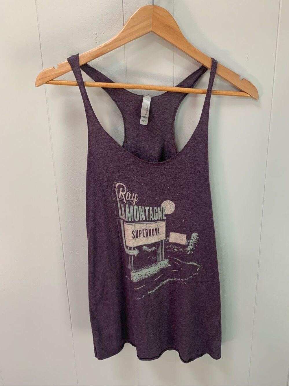 Ray Lamontagne supernova racerback tank small